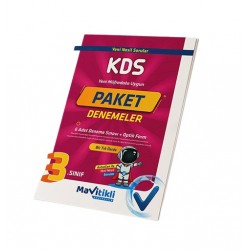 MAVİTİKLİ YAY 3.Sınıf 6'lı Paket Deneme Sınavı+6 Adet Optik Form ( Türkiye Geneli Değerlendirmeye Açık